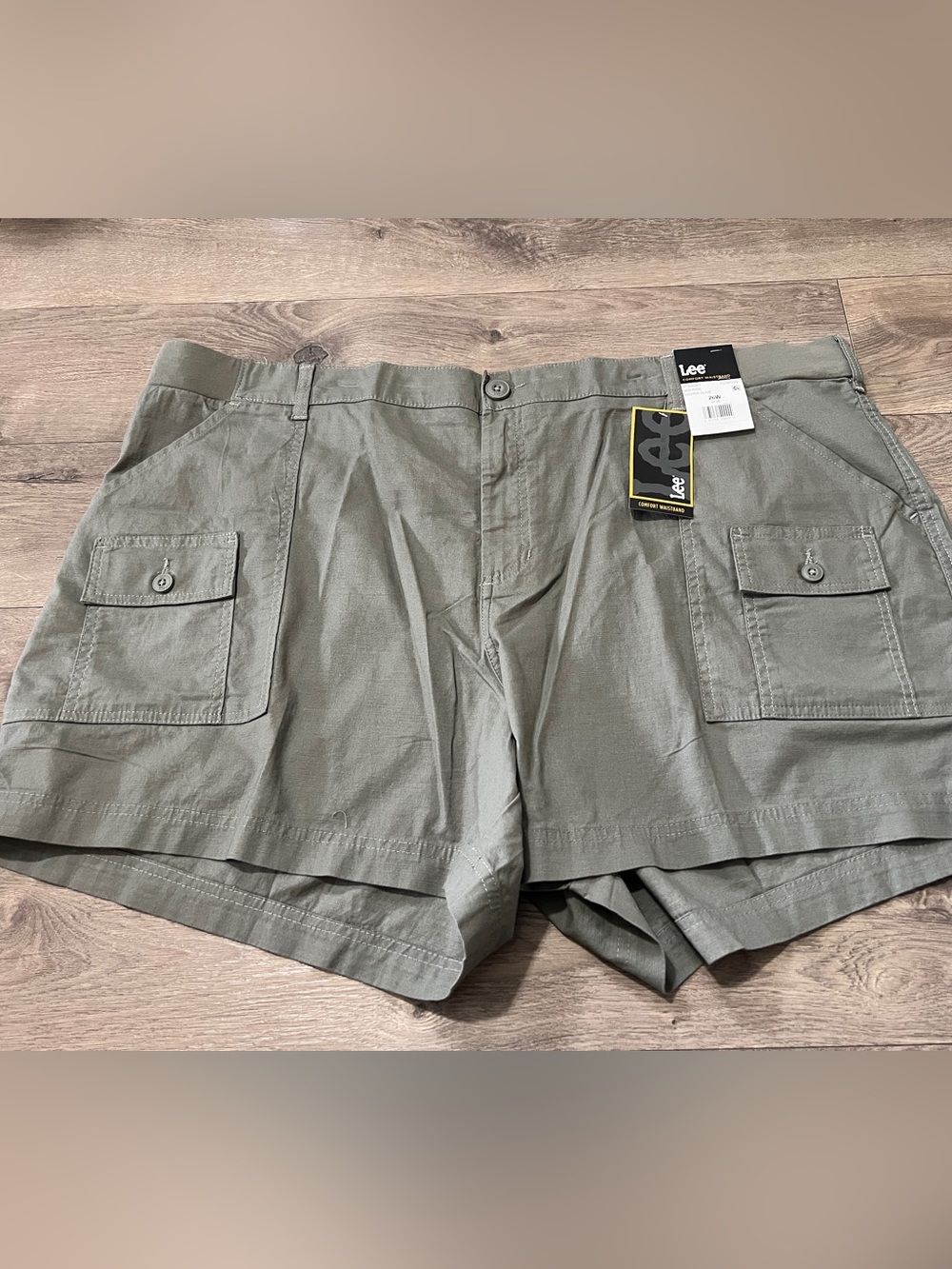 Lee Comfort Waistband Mid Rise Shorts Size 26W New